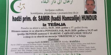 IN MEMORIAM PRIM.DR. SAMIR HUNDUR