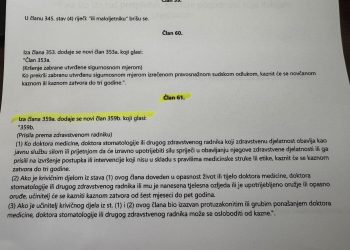 Obavještavamo doktore stomatologije i druge zdravstvene radnike