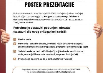 POSTER PREZENTACIJA &ldquo;KONGRES TUZLA 2026&rdquo;